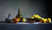 Vergroting van schilderij 'Stilleven met appels'