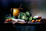 Vergroting van schilderij 'Groente'